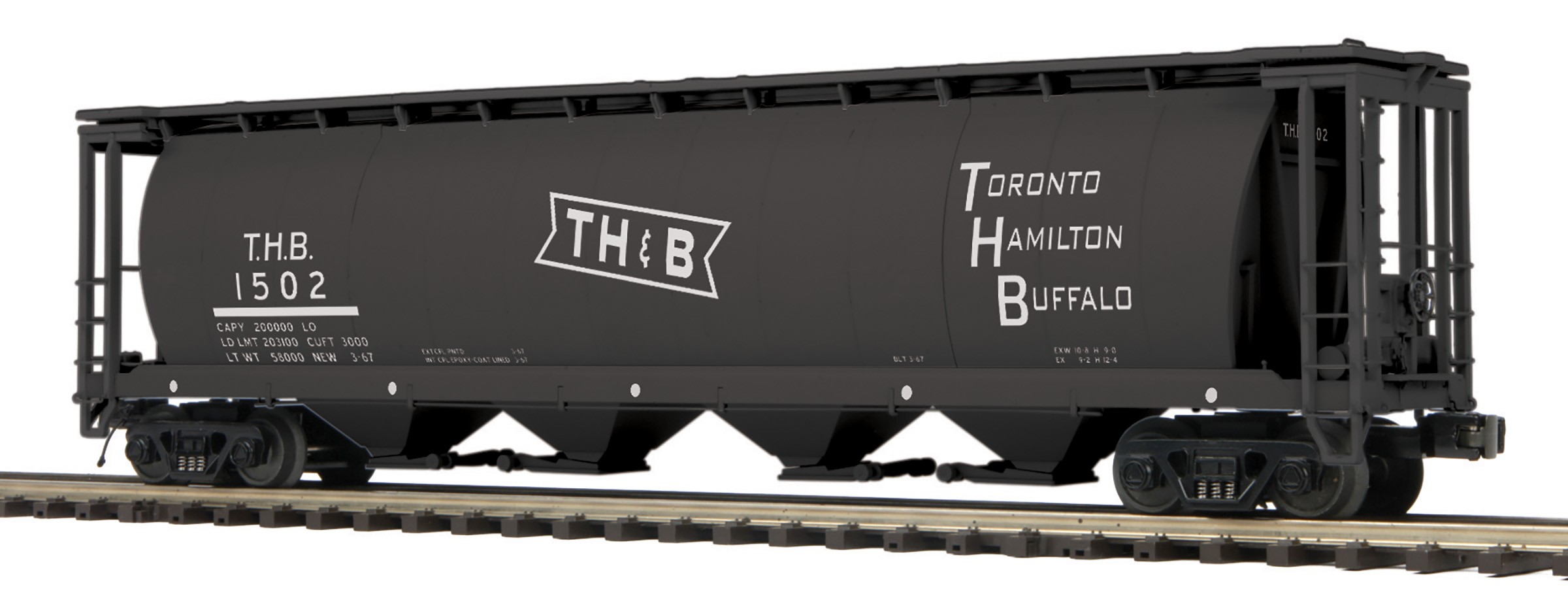20-99066  Toronto Hamilton & Buffalo 100 Ton Hopper #1502 (E-Z Catch Custom Run)