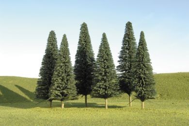 BAC32001  5-6" Pine Trees - 6 Pack