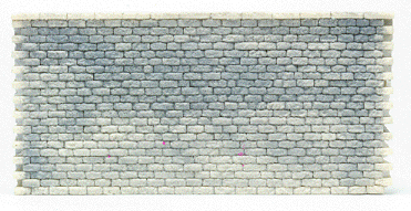 USC6150  Penn/Central-O/G Scale-Cut Stone Wall w/Dove Tails 	7.5 x 15