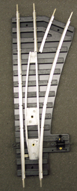 403  RH S-42 Manual Control Switch w/Tinplated rails