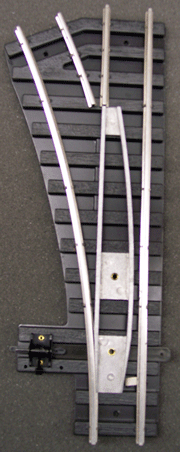404  LH S-42 Manual Control Switch w/Tinplated rails