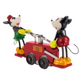 2335190  Mickey & Minnie Handcar - Red