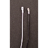 931B/W-12  8" Pigtail, 16 AWG, 6 white and 6 black w/ male spade