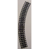 32-101-S  0-32 Curve - Phantom with Tinplated Outside Rails (8/circle)- Plastic Ties